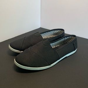 Bamboo Black Flats Size 8